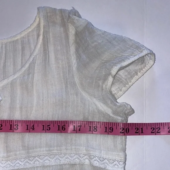 Denim & Supply Ralph Lauren L Peasant Bohemian Southwest Cap Sleeve Pullover Top - Picture 7 of 16